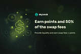 Earn points while simultaneously earning returns on your liquidity