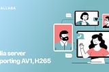 Media server supporting AV1, H265 and more. Callaba introduces video conferencing API for business