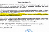 A bekecsi önkormányzat alkalmatlanságának bemutatása egy telephely ügyén keresztül