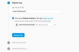 Hosting your React Web App to Firebase