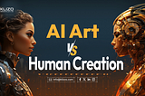 Spot the Contrast: AI Art vs. Human Art