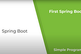 Create your first Spring Boot Application