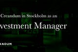 Join Creandum in Stockholm as an Investment Manager