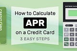 How to calculate APR for a credit card