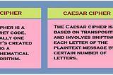 Caesars Cipher