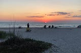 Sunset at Nokomis Beach