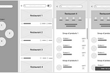 WIREFRAMING — GLOVO