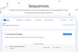 Newly Released: Facebook Messenger Sequences and Corner Widget for your website!
