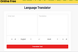 Language Translator