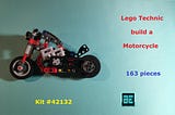 LEGO TECHNIC / MOTORCYCLE / #42132 / 163 PIECES / (2022)