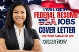 I will create a professional federal, military, veteran, KSA, Canada, and government resume
