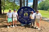 Zack Schuch and team at Tee Off Against Pediatric Brain Cancer Tournament.