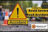 An illustration to represent road accident safety and prevention