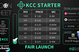 KCC Starter Fair Launch on KuSwap