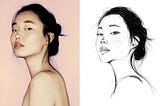how to make a drawing from a real photo in photoshop