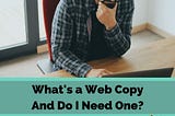 What is a web copy?