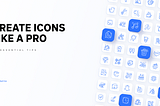 Create icons like a PRO