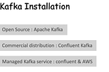 Kafka Installation and Execution