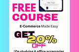 This Marketplace is offering a FREE e-commerce course