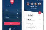 A low cost travel app — or How to learn using Sketch