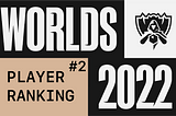 Worlds 2022 Player Power Rankings (10–1)