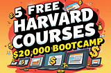 5 Free Harvard Courses That Can Teach You More Than a $20,000 Bootcamp
