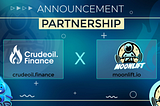 Crudeoil Finance has reached a strategic partnership with Moonlift