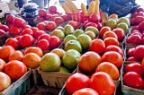 images of fresh produce for sale.