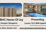 VBHC Haven Of Joy - Elegant 1 & 2 BHK Luxury Apartments in Kengeri, Bangalore’s Ideal Retreat