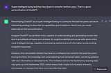 The Comatose Genius: ChatGPT
