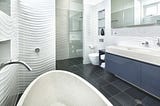 Use Three Simple Flooring Ideas for Custom Bathroom Designs