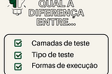 Camadas de Testes X Tipos de Teste X Formas de execução