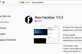 New Hackbar — Alternative to Hackbar addon in Firefox Quantum