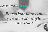 Revealed: how can you be a strategic investor?