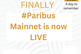 The Paribus Mainnet: A Cutting-Edge Decentralized Network for Cross-Chain Transactions