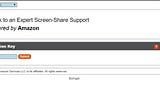 Amazon Expert Share-Screen Phishing Attempt