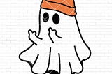 Ghost Middle Finger Svg | Ghost Svg Png | Halloween svg | Funny Halloween Svg | Cute Ghost Halloween svg | Cute Ghost Svg Files for Cricut
