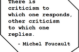 Foucault on criticism monsters and the laws of vain reviews