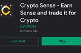 Crypto Sense — Fun Way To Earn Free Crypto