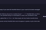 The global task filter section of the Obsidian Community Plugin