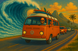Leadership Lessons from Escaping a Tsunami in a Hippie Campervan