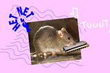 Die week op het net: een ratje dat mondharmonica speelt
