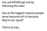 The One Way Society and Individuals can be truly Prosperous.