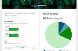 We’ve created the world’s easiest carbon footprint calculator
