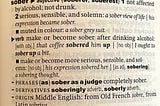 What Does ‘Sober’ Mean To You?