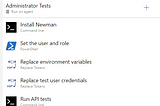 Securely configuring Azure DevOps pipeline for API functional/integration testing