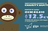 OnChainMonkey’s First NFT Charity Auction for Giga Connect