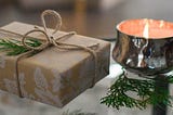 Nice and sustainable gift wrapping