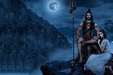 Celestial Embrace: The Primordial Love Saga of Shiva and Parvati