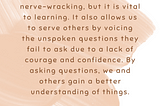 Learn and Serve Others By Asking Questions